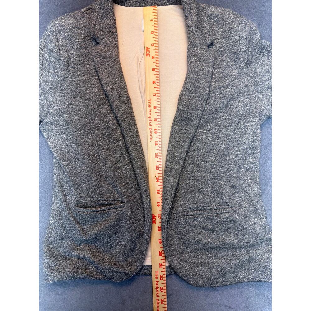 Lauren Conrad Blazer Heather Grey 3/4 Sleeves Size 8 - Picture 5 of 8